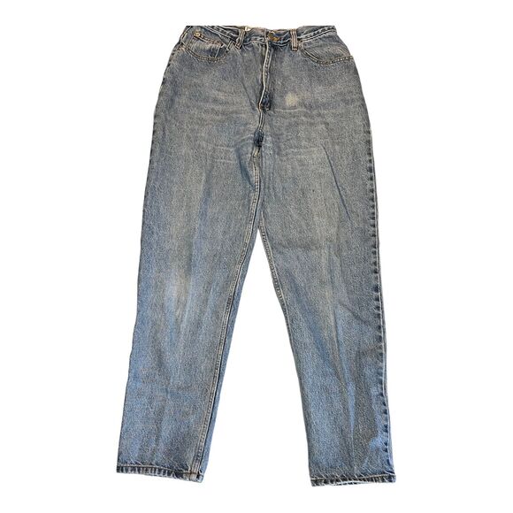 Vintage Women's Denim & Company High Rise Mom Jeans Light Wash Size 12 - Picture 2 of 5